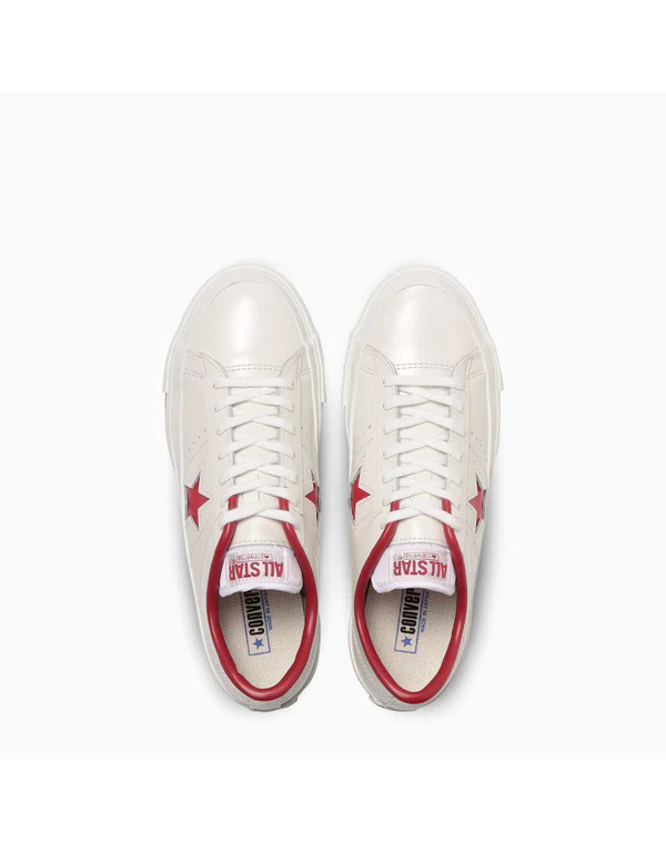 CONVERSE ONE STAR JAPAN OX WHITE RED
