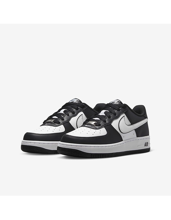 GS NIKE AIR FORCE 1 07 BLACK WHITE