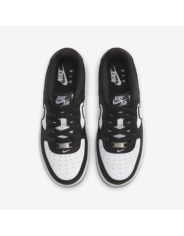 GS NIKE AIR FORCE 1 07 BLACK WHITE