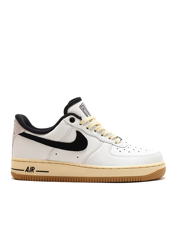 NIKE WMNS AIR FORCE 1 07 LX SUMMIT WHITE BLACK-MUSLIN