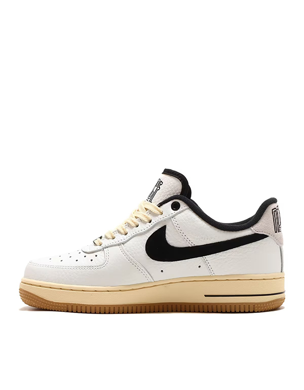 NIKE WMNS AIR FORCE 1 07 LX SUMMIT WHITE BLACK-MUSLIN