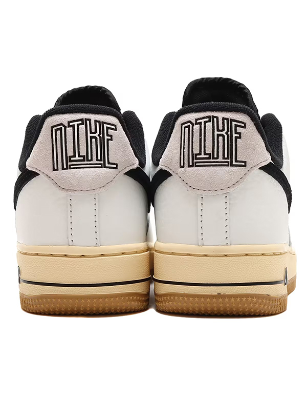 NIKE WMNS AIR FORCE 1 07 LX SUMMIT WHITE BLACK-MUSLIN