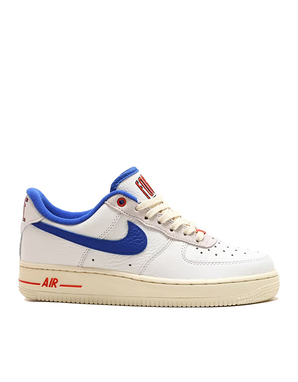 NIKE WMNS AIR FORCE 1 07 LX SUMMIT WHITE HYPER ROYAL-PICANTE RED