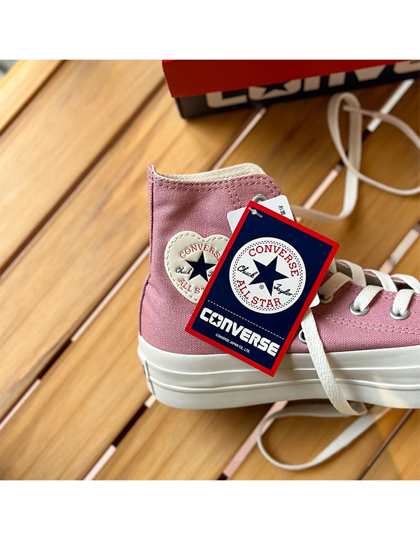 CONVERSE ALL STAR PLTS HEART PATCH HI ORCHID
