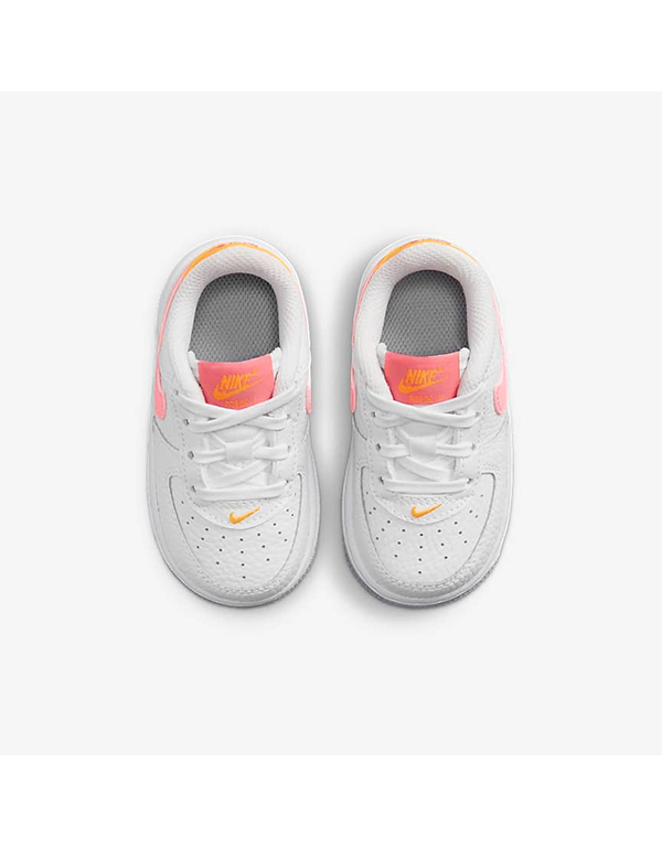 NIKE BABY AIR FORCE 1 LOW WHITE CORAL CHALK