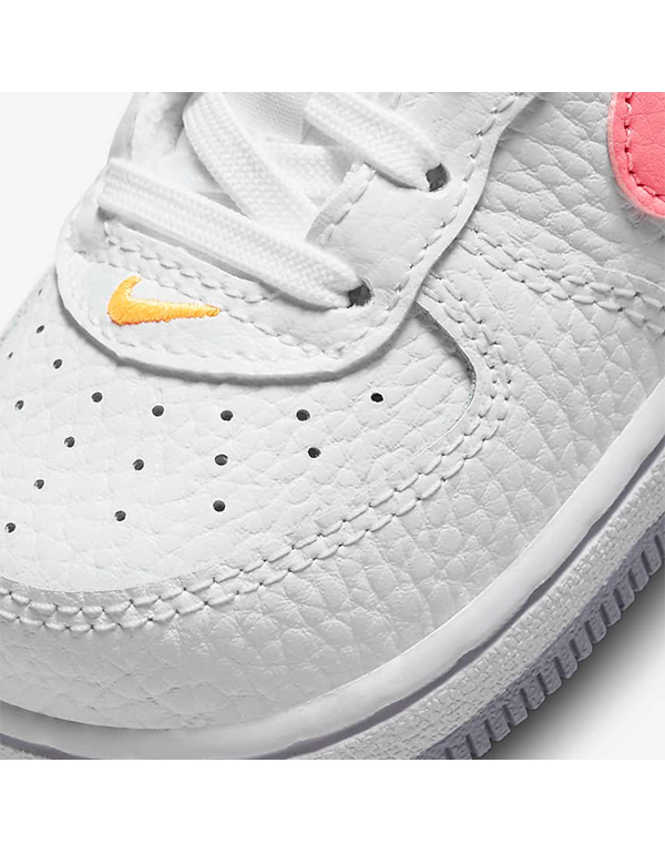 NIKE BABY AIR FORCE 1 LOW WHITE CORAL CHALK