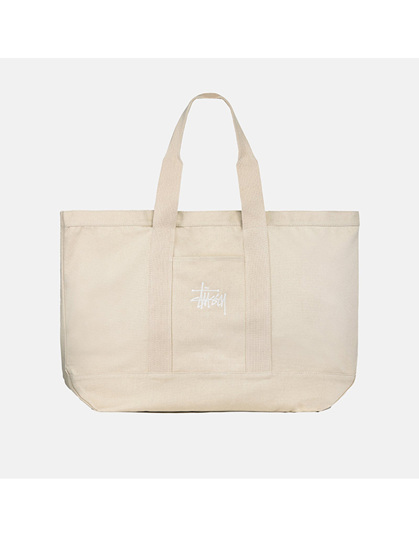 STUSSY CANVAS EXTRA LARGE TOTE BAG