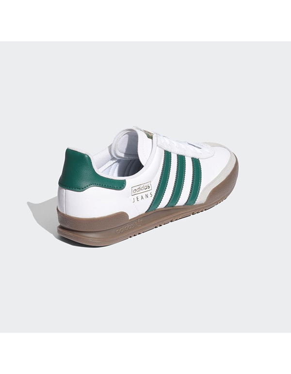 ADIDAS JEANS SHOES WHITE GREEN
