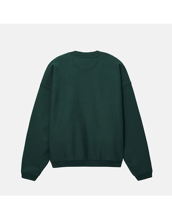 STUSSY SPORT RELAXED OVERSIZED CREW PINE