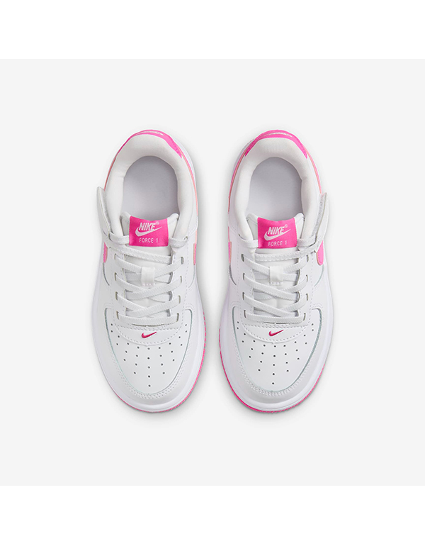NIKE KIDS PS AIR FORCE 1 LOW WHITE PINK