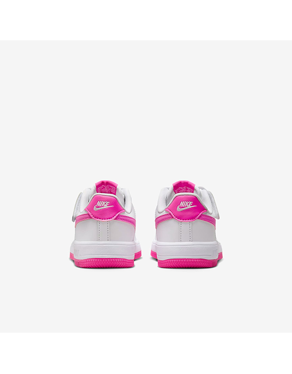 NIKE KIDS PS AIR FORCE 1 LOW WHITE PINK