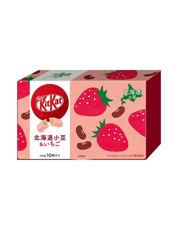 네슬레 킷캣 미니 홋카이도 팥과 딸기맛 10개입