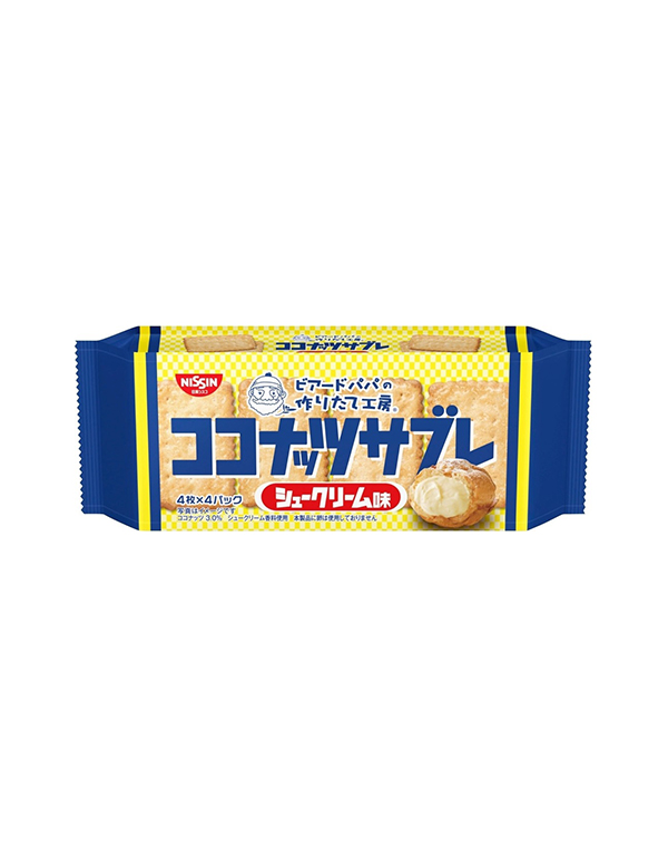닛신 코코넛 사브레 슈크림맛 16개입 3개세트