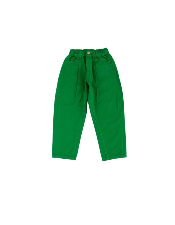 OCEAN GROUND RELAX FIT TAPERED PANTS GREEN