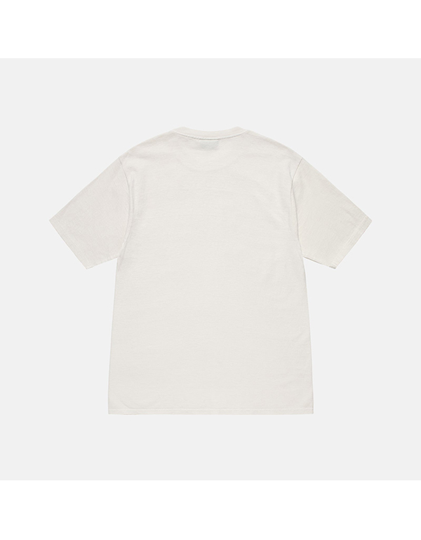 STUSSY KING OF THE WORLD TEE PIGMENT DYED NATURAL