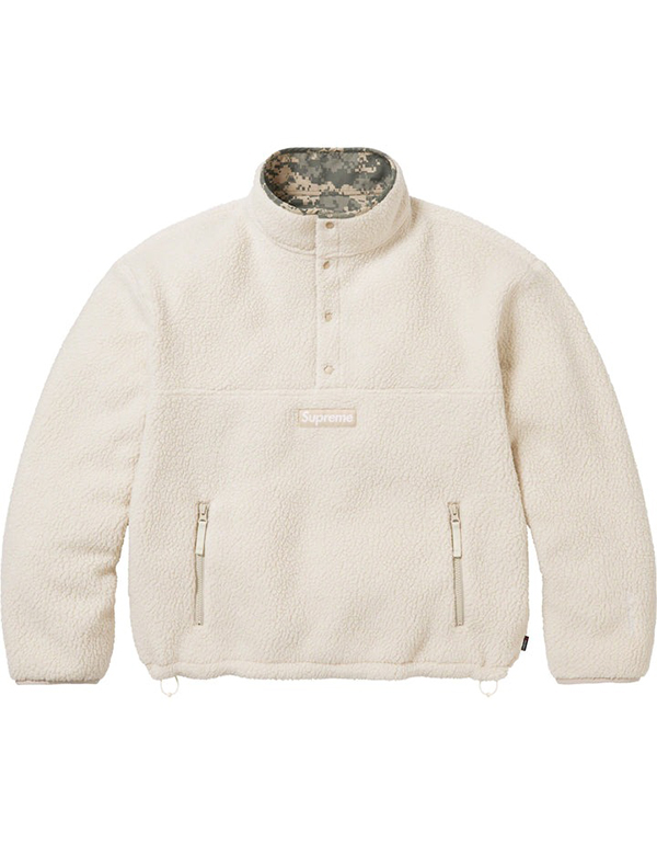 Supreme Polarted Shearling Reversible Pullover