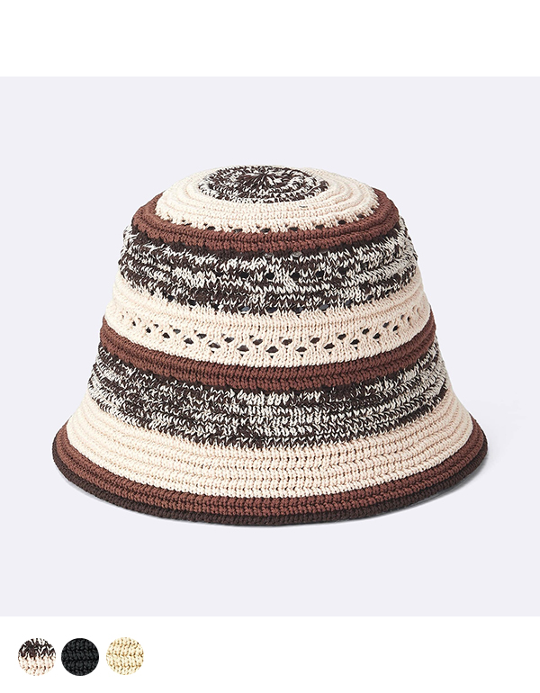 GU WOMENS CROCHET HAT 3COLOR