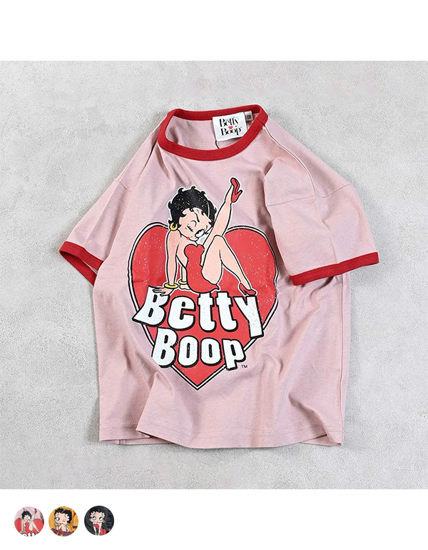 MARKEYS BETTY BOOP PRINT TEE 3COLOR