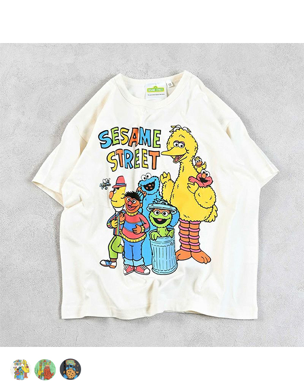 MARKEYS SESAME STREET PRINT TEE 3COLOR