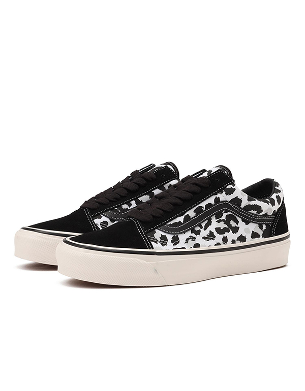 VANS PREMIUM OLD SKOOL LEOPARD BLACK WHITE