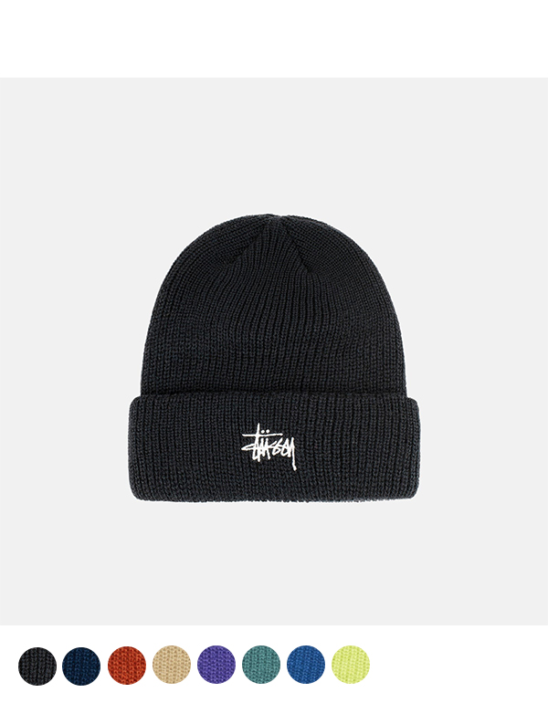 STUSSY BASIC CUFF BEANIE 8COLOR