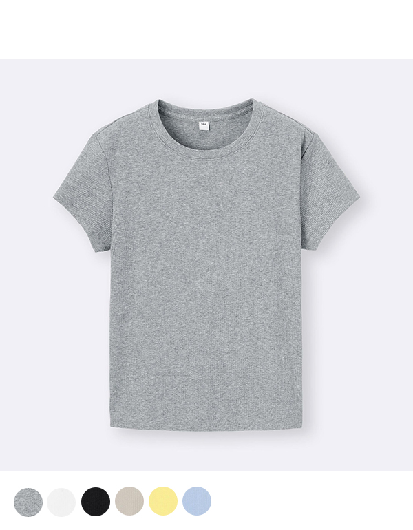 GU WOMENS RIB T 6COLOR