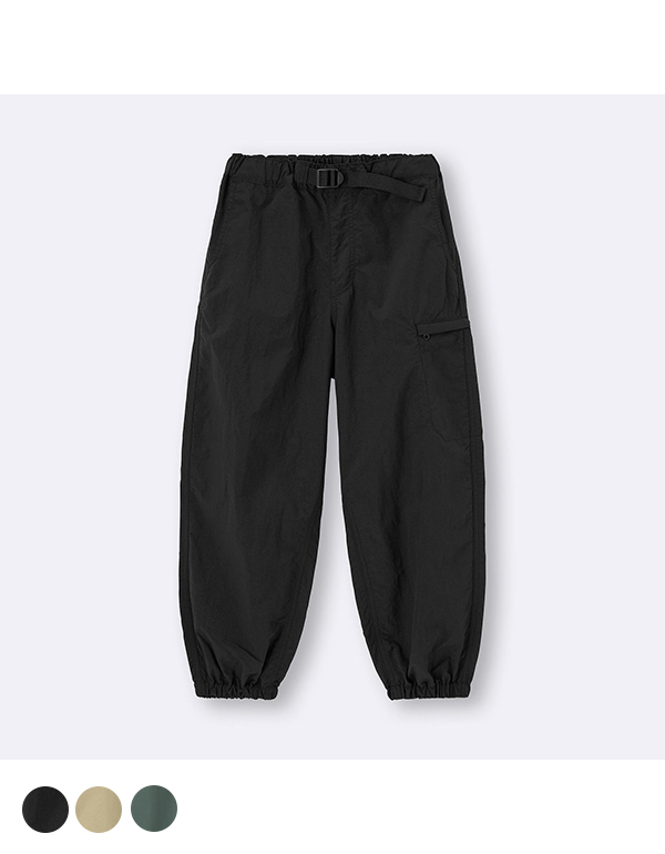 GU KIDS DRY WIDE ZIP JOGGER PANTS 3COLOR