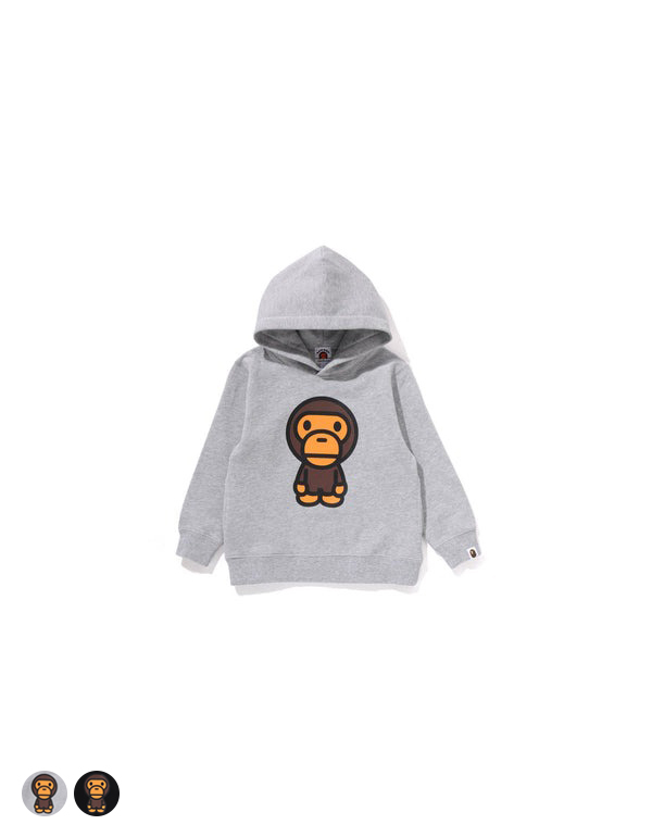 A BATHING APE KIDS BABY MILO PULLOVER HOODIE 2COLOR