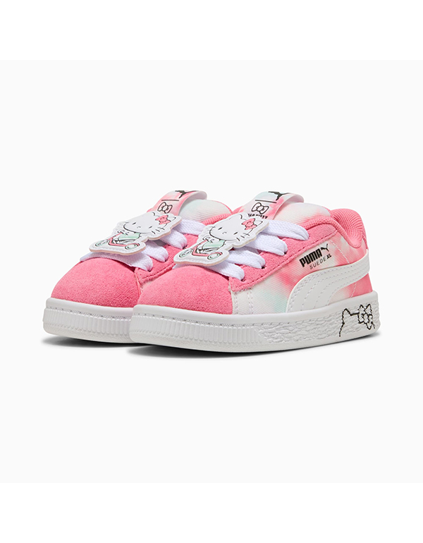 PUMA X HELLO KITTY BABY AND FRIENDS SUEDE XL SNEAKER MAGIC ROSE PEACEFUL BLUE