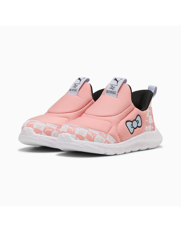 PUMA X HELLO KITTY BABY AND FRIENDS PUMA FAN RACER 2 EASE-IN SNEAKER PINK FRUIT COOL WEATHER PUMA BLACK