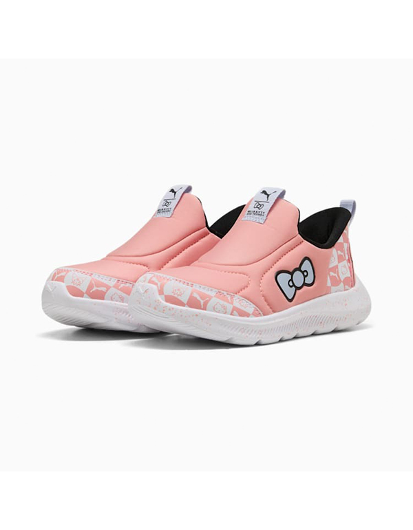 PUMA X HELLO KITTY KIDS AND FRIENDS PUMA FAN RACER 2 EASE-IN SNEAKER PINK FRUIT COOL WEATHER PUMA BLACK