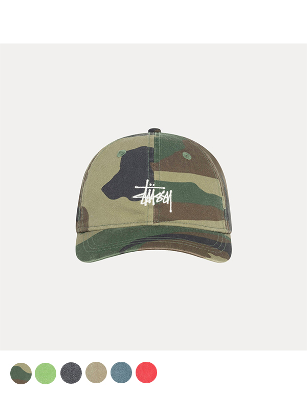 STUSSY BASIC STUSSY CAP 6COLOR