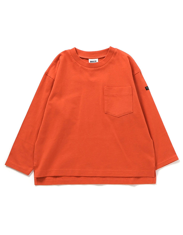 BREEZE SOLID BORDER LONG SLEEVE T-SHIRT 13COLOR