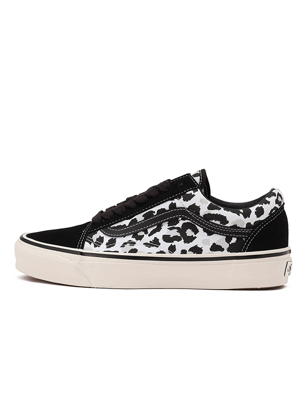 VANS PREMIUM OLD SKOOL LEOPARD BLACK WHITE