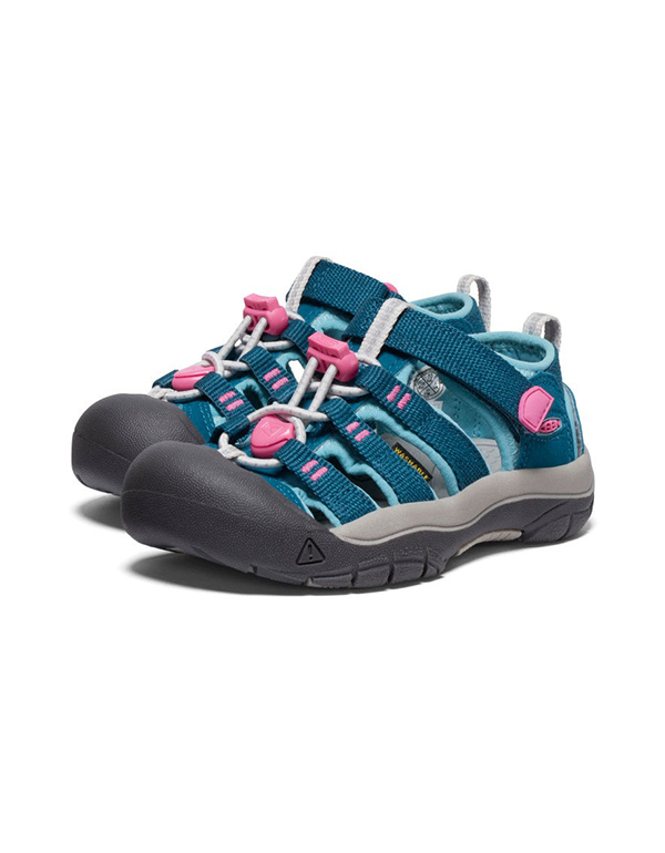 KEEN LITTLE KIDS NEWPORT H2 SANDLE LEGION BLUE HOT PINK