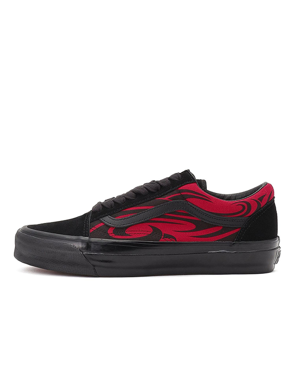 VANS PREMIUM OLD SKOOL Y2K FLAME BLACK RED