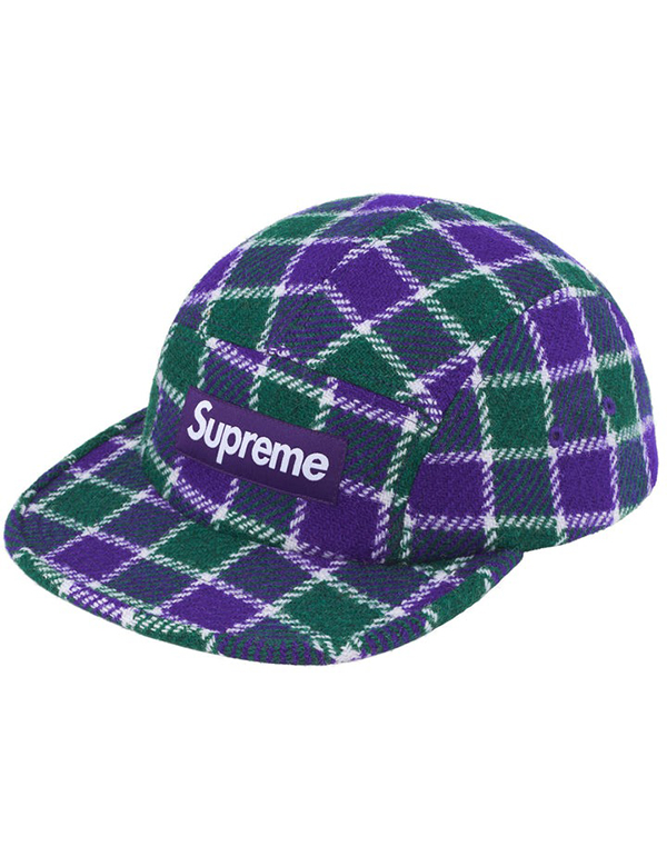 SUPREME HARRIS TWEED CAMP CAP 4COLOR