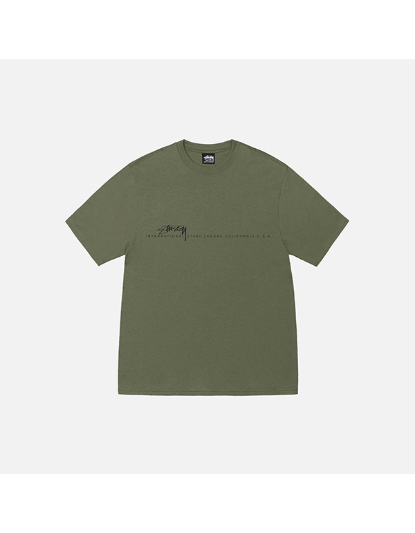 STUSSY SMOOTH 80 TEE 3COLOR