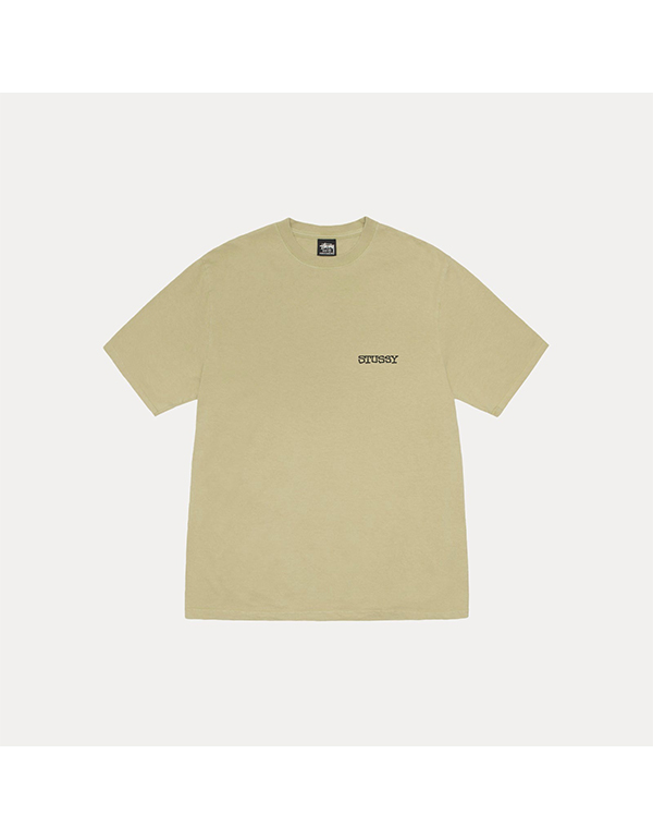 STUSSY JUMBO TEE PIGMENT DYED 5COLOR