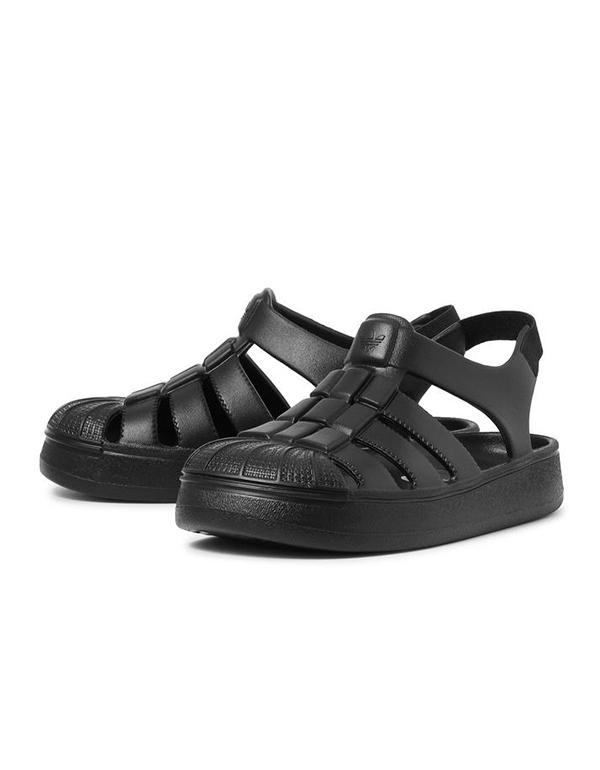 ADIDAS KIDS SST SANDALS CORE BLACK