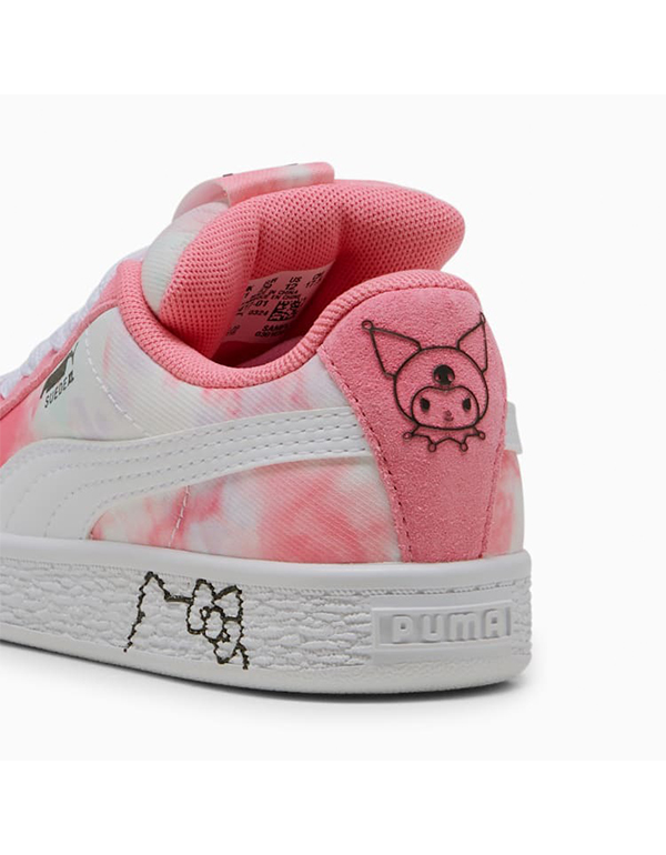 PUMA X HELLO KITTY KIDS AND FRIENDS SUEDE XL SNEAKER MAGIC ROSE PEACEFUL BLUE