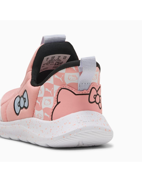 PUMA X HELLO KITTY BABY AND FRIENDS PUMA FAN RACER 2 EASE-IN SNEAKER PINK FRUIT COOL WEATHER PUMA BLACK