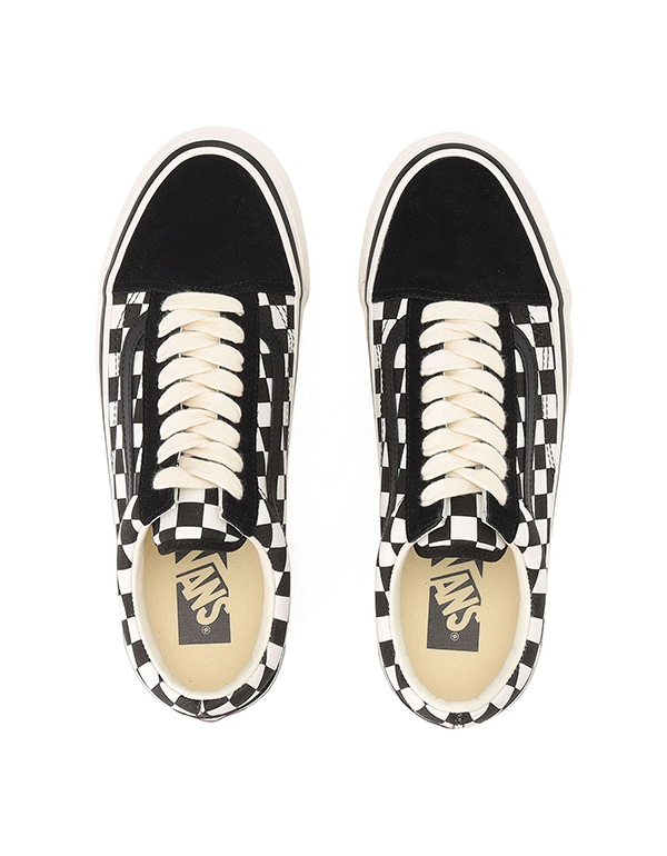 VANS PREMIUM OLD SKOOL CHECKERBOARD BLACK WHITE