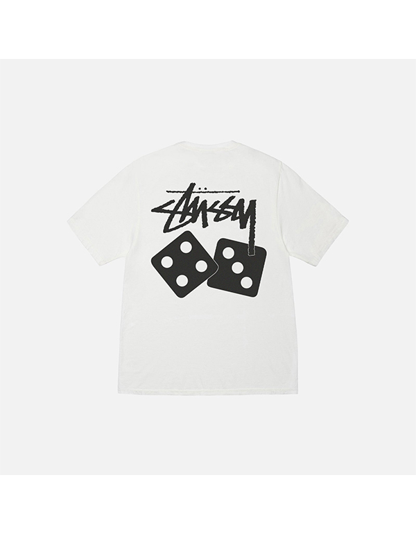 STUSSY DICE TEE PIGMENT DYED 5COLOR