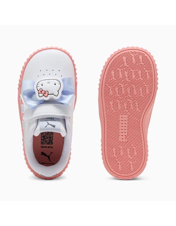 PUMA X HELLO KITTY BABY AND FRIENDS CARRINA SNEAKER WHITE PINK FRUIT COOL WEATHER