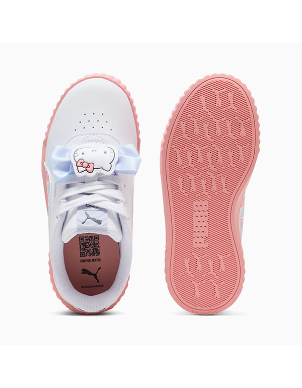 PUMA X HELLO KITTY KIDS AND FRIENDS CARRINA SNEAKER WHITE PINK FRUIT COOL WEATHER