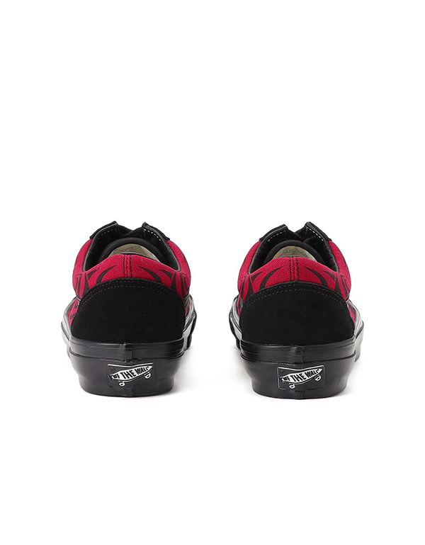 VANS PREMIUM OLD SKOOL Y2K FLAME BLACK RED