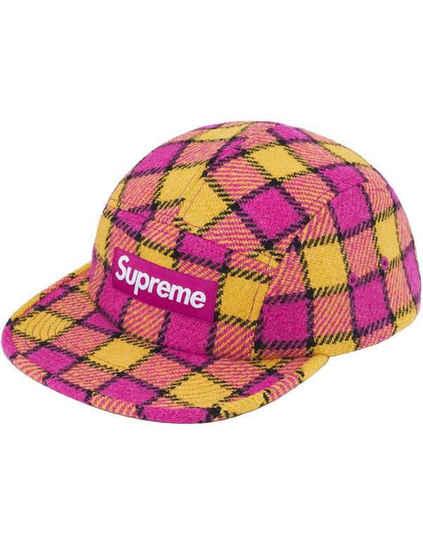 SUPREME HARRIS TWEED CAMP CAP 4COLOR