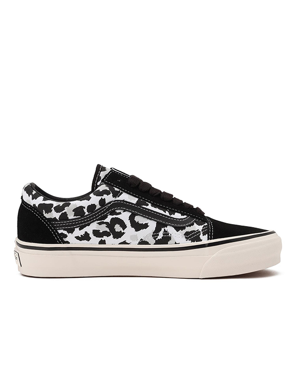 VANS PREMIUM OLD SKOOL LEOPARD BLACK WHITE