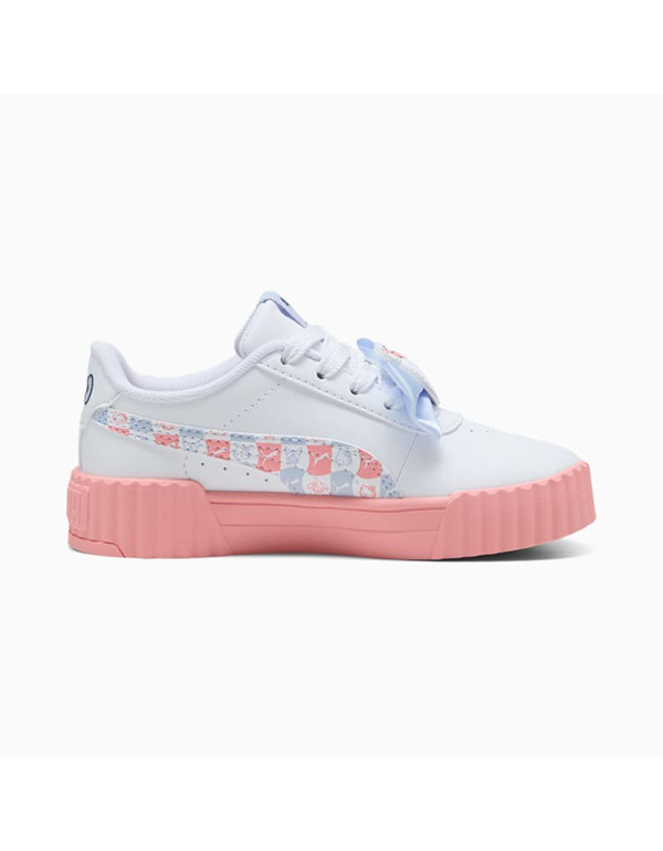 PUMA X HELLO KITTY KIDS AND FRIENDS CARRINA SNEAKER WHITE PINK FRUIT COOL WEATHER